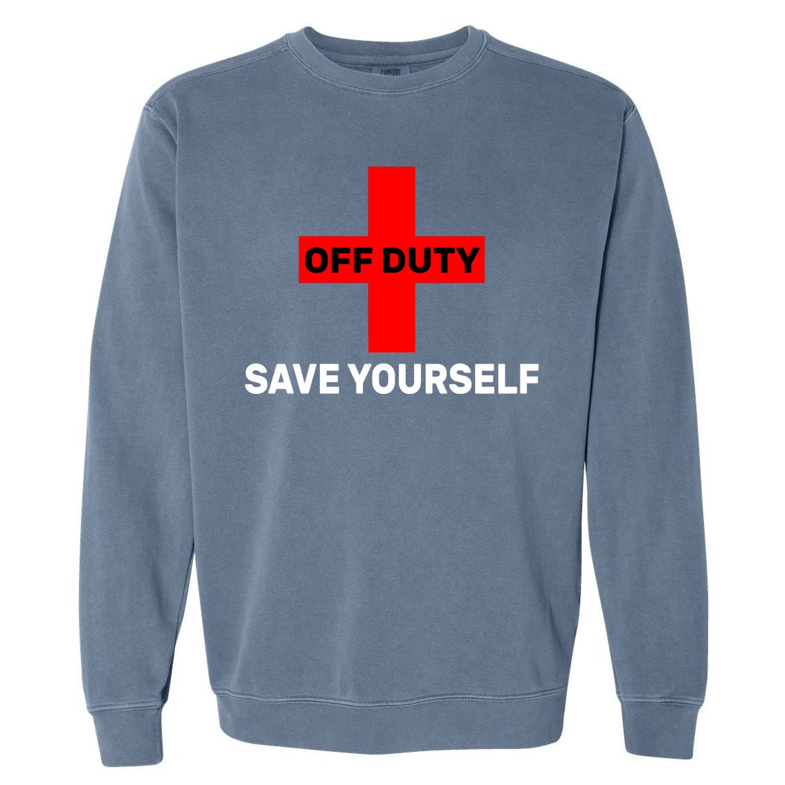 Off Duty Save Yourself Funny Lifeguard Hoodie TeeShirtPalace